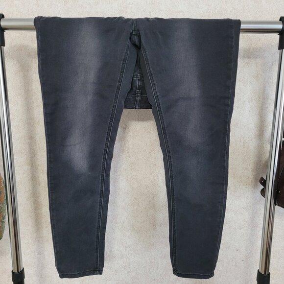 Black Skinny Jeans Size 11 Love Fire - Picture 12 of 12